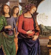 Pietro Perugino The Vision of St Bernard painting